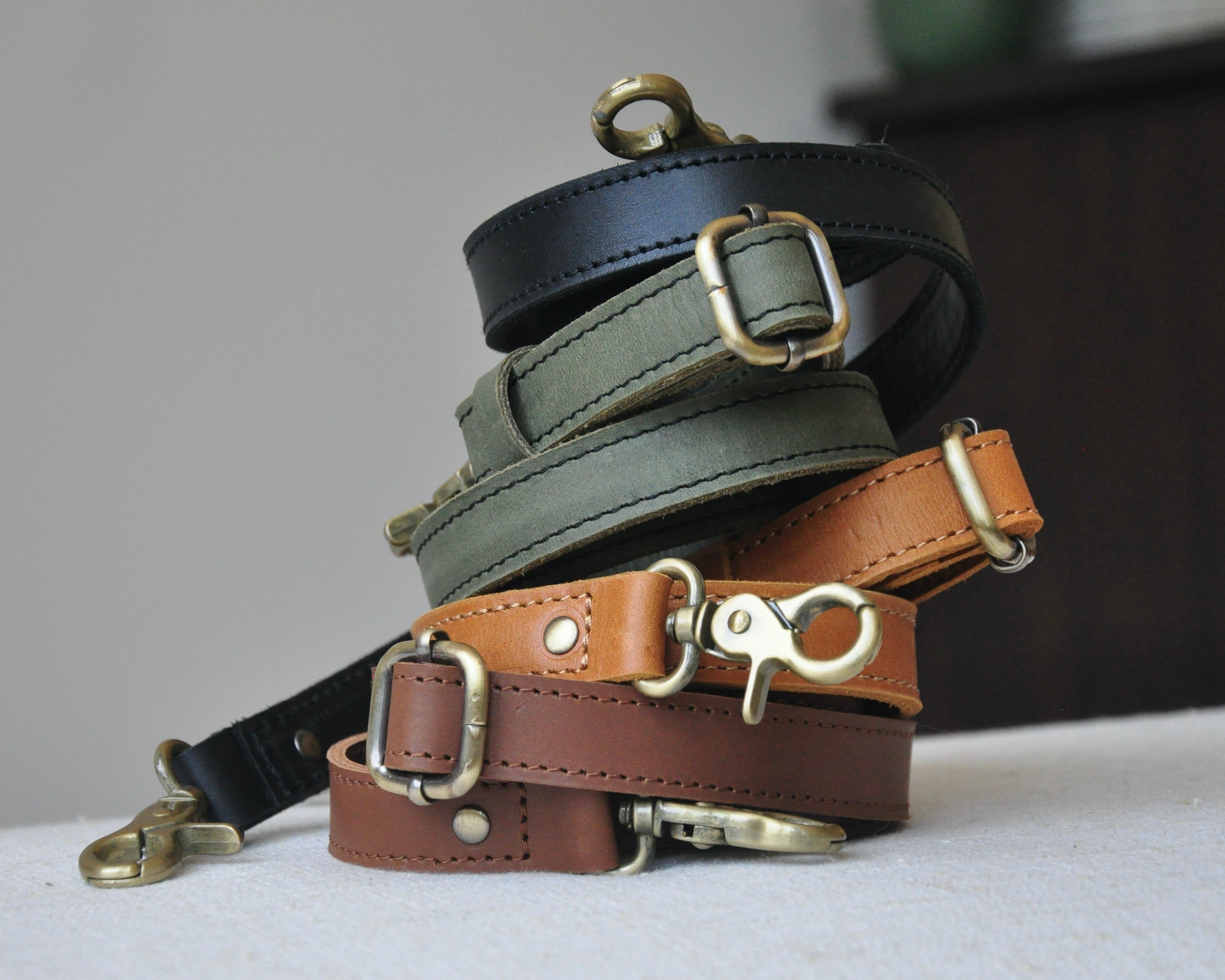 Crossbody Fanny Pack in black handmade from high-quality genuine leather with adjustable strap, brass hardware, and zipper closure. Full-grain leather Belt Bag with pocket for phone