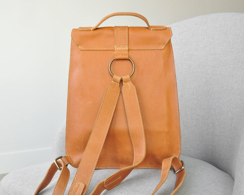 Mini Backpack - Tan