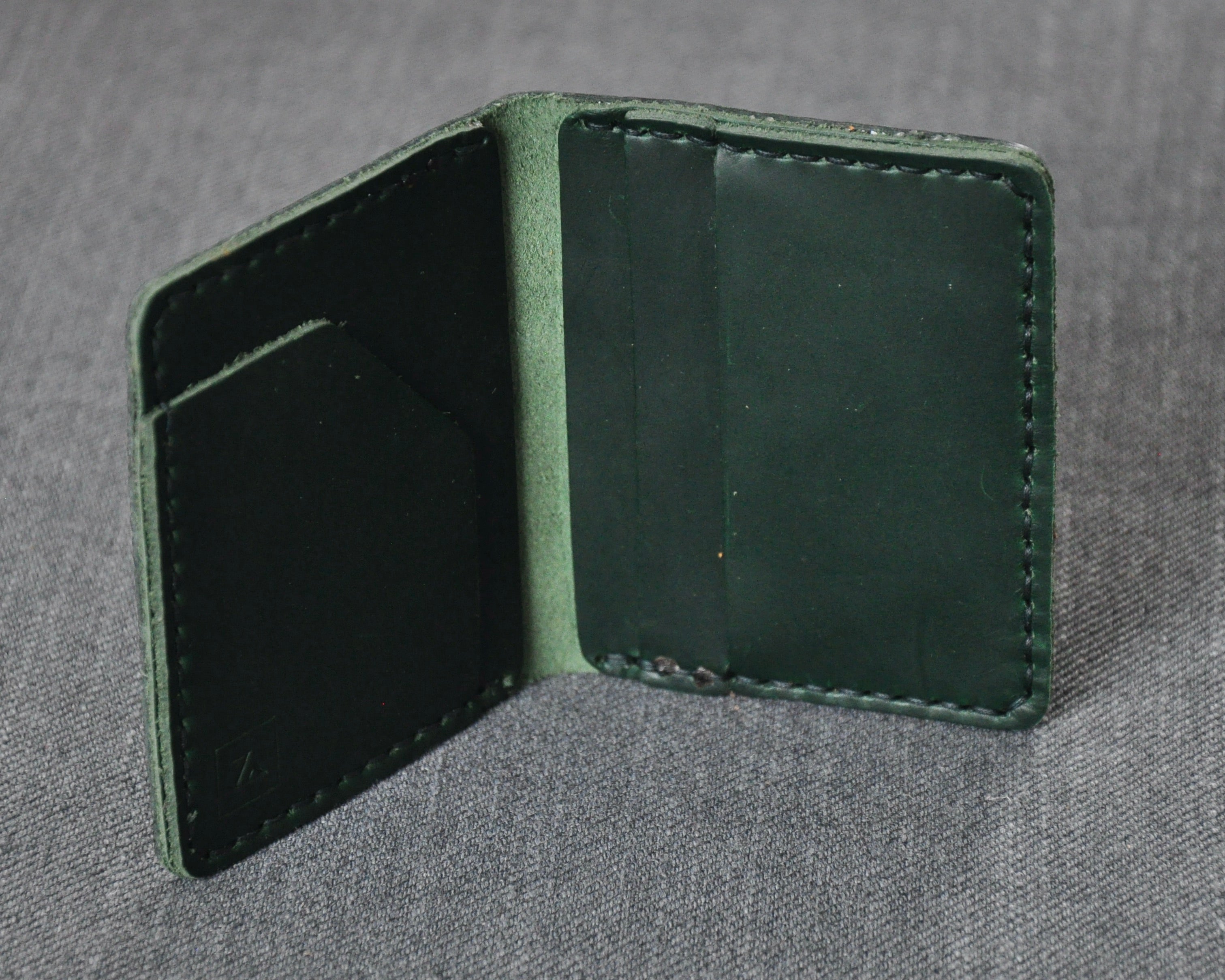 Hand-sewn Leather Billfold Wallet