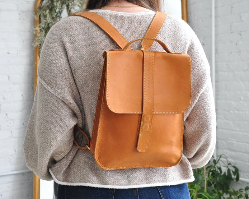 Mini Backpack - Tan