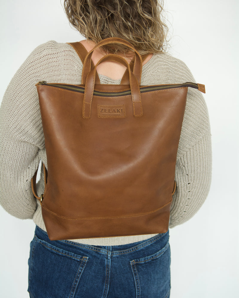 Zena Backpack - Brown