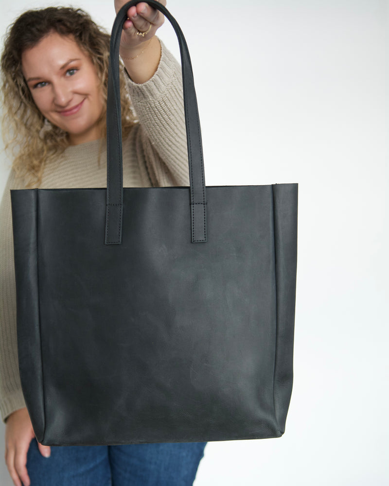 Unlined Tote - Black