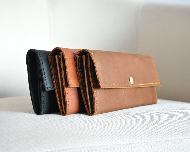 Women's Wallet - Rust