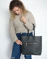 Unlined Tote - Black