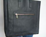 Unlined Tote - Black