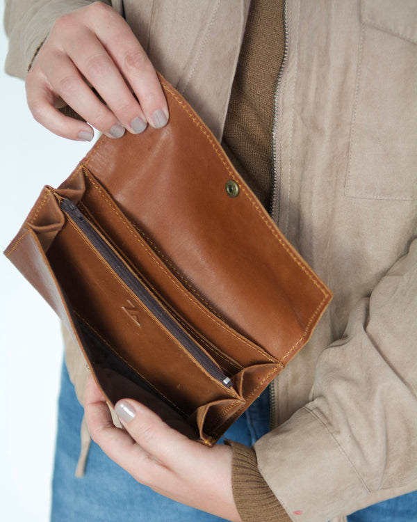 Women's Wallet - Rust
