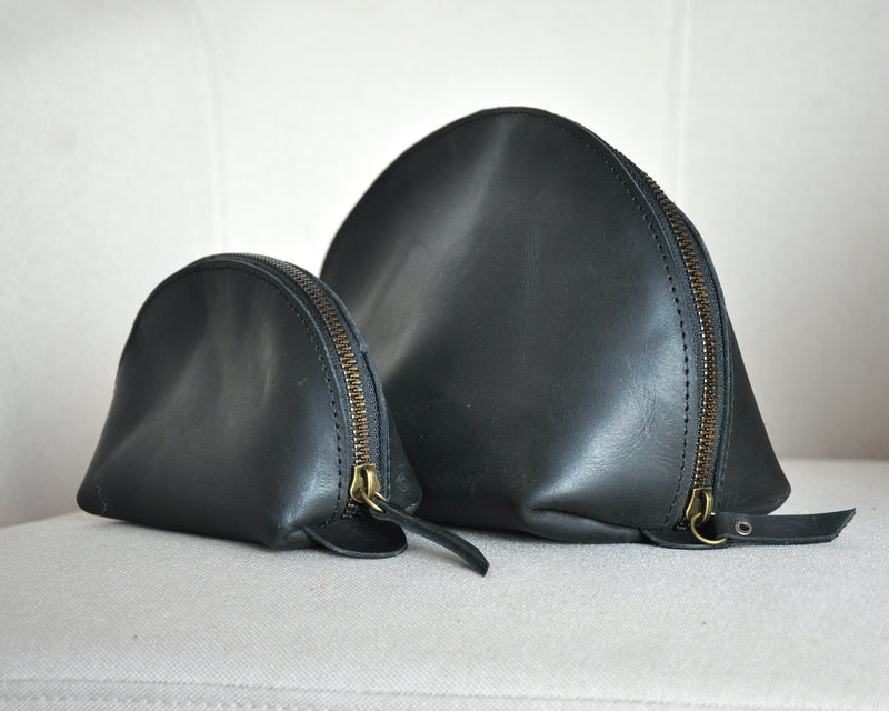 Cosmetic Bag Set - Black